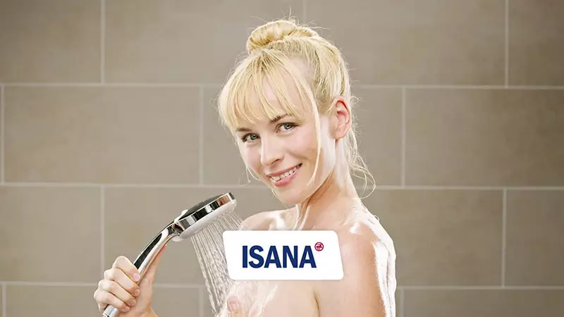 ISANA TV commercial cream shower